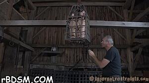 Horny Brunette Floozy Inserts Sex Toy In Her Tight Pussy