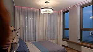 Red-haired beauty nailed in steamy missionary action.