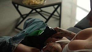 Roommate Seduced During Virtual Sex Session