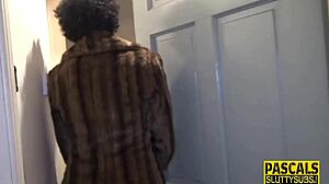 tied up blindfolded milf sub gets fingered hard