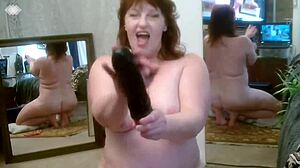 British Nigel Calls Dawnskye1962 for Redhead Retro Tit Action