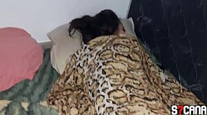 Young Woman In Lingerie Poses Seductively.