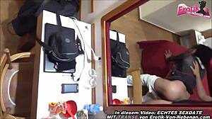 German Transe Hooker Goes Bareback Anal with Client in POV