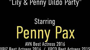Orgasmic lesbian time with penny pax and lily labeau pleasuring each other