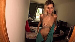 Russah Arrives Home Wanting To Fuck Constantly, Even In Shower Grabbing Big Cock