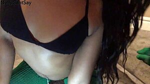 Exotic Ebony Woman Performs Seductive Dance