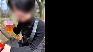 omg, just us two today? japanese boss gets wild with junior at cherry blossom date!