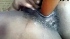 I masturbate my big pussy alone at home and orgasm hard