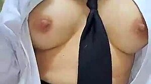 Latina milf shoves cucumber deep for wild squirting pleasure.