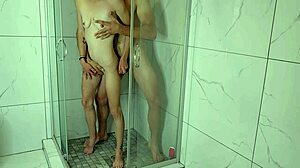 morning blowjob in shower