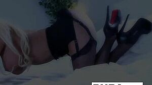 What’s Nikita Hiding? Sexy Russian Blonde Teases Solo with Her Big Boobs and Tight Body!