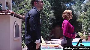 Alex Legend Rides Monster Cock In Cowgirl