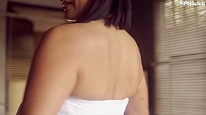 why is this curvy milf riding her brother-in-law so hard?  