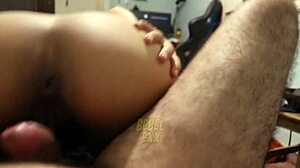 Bebelexxx Footjob Plus Doggystyle. Submissive Ass Spreading Bent Over Action.