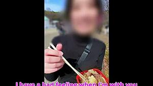 omg, just us two today? japanese boss gets wild with junior at cherry blossom date!