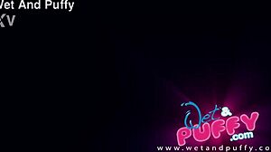 wetandpuffy cherry gets pumped hard with sex toys in close-up action.