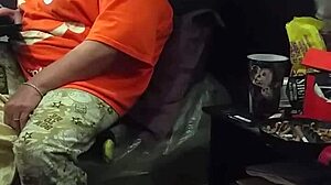 My Stepmom Pretends Not To Look At The Big Black Cock Flashing