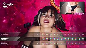 hey, watch my bouncy tits and ass bounce on your dick. exotiqfox solo gooner girl gets wild!