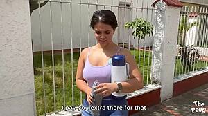 Paula Beautiful Colombian Big Ass In Her First Porn Casting