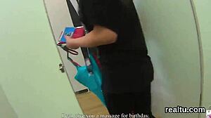 Beautiful czech sweetie tempted in mall and reamed in pov blowjob