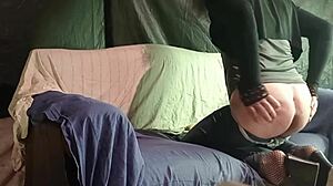 Friend pegs me with strap-on.