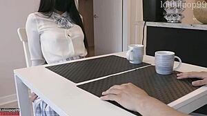 黑丝袜收藏的热辣足交