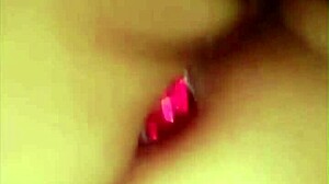 look at this tattooed girl masturbating in lingerie. she has big tits and wet pussy.