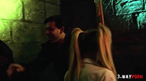 3 way porn - stacey saran & sofia valentine anal 3way