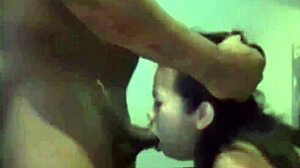 Feeding Her Throat With Big Black Cock