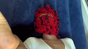 Watch this ebony babe squirt through shorts on XVideos Red