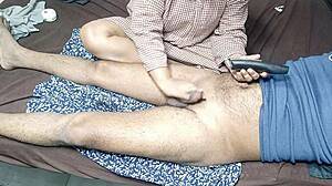 Stepmom Trimming Cock Hair