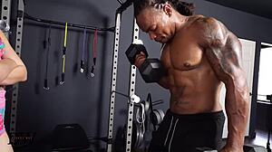 russian housewife seduces and fucks her trainer