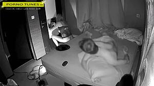 Mature Wife Fucks Fans At Gloryhole In Front Of Napping Husband!