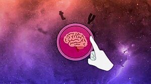 Brain button mesmerizing you with fingersnaps