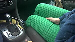 Busty French Amateur Stepmom Gropes Stepson's Cock. Taboo Car Action with Arab Big Tits!