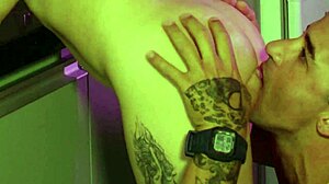 hot couple fucks after the party