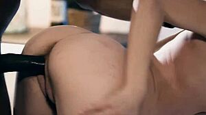 Horny widow begs black stepbrother to impregnate her pussy!