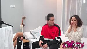 Elena De La Vega, stunning Latin brunette, hooks her best friend