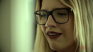 Feeling so hot watching blonde lesbians finger and trib close-up