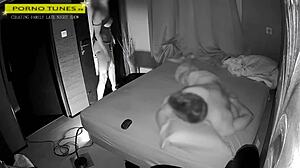 Mature Wife Fucks Fans At Gloryhole In Front Of Napping Husband!