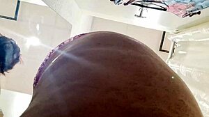 wonderful italian stepmom's hairy pussy in public store!