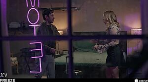 tommy pistol freezes colleague and uses her as a sex doll in wild trailer.