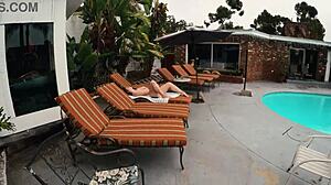 Oh No! Gigi Breeze Caught Naked Sunbathing By Spy!