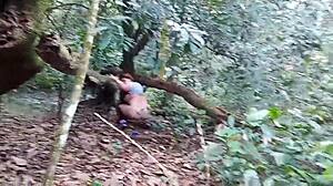 The guy paid to see my pussy, so I showed it in the park