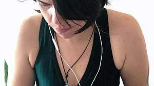 Learn German With Cute Brunette Nerd SFW