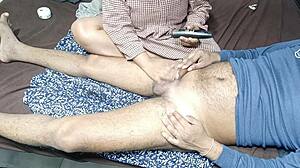 Stepmom Trimming Cock Hair