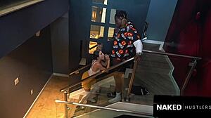 Star athlete breaks rules banging head cheerleader hard