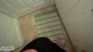 Stepmom rushes home to help stepson!