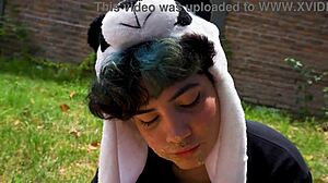 Lara's Outdoor Picnic Turns Into A Full Vomit Fetish Scene