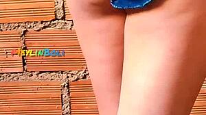 Bold Latina Teen Surrenders Tight Ass to Neighbor in Hot Homemade First-Time Action